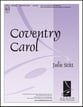 Coventry Carol Handbell sheet music cover